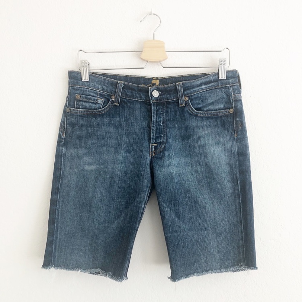 7 For All Mankind Denim Cut-off Shorts